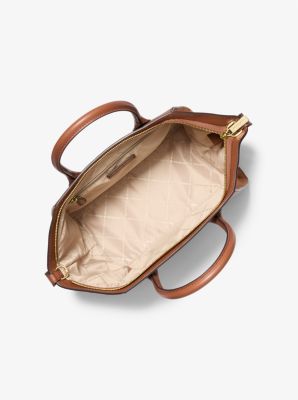 Henkeltasche Avril Large aus Leder und Wildleder image number 1