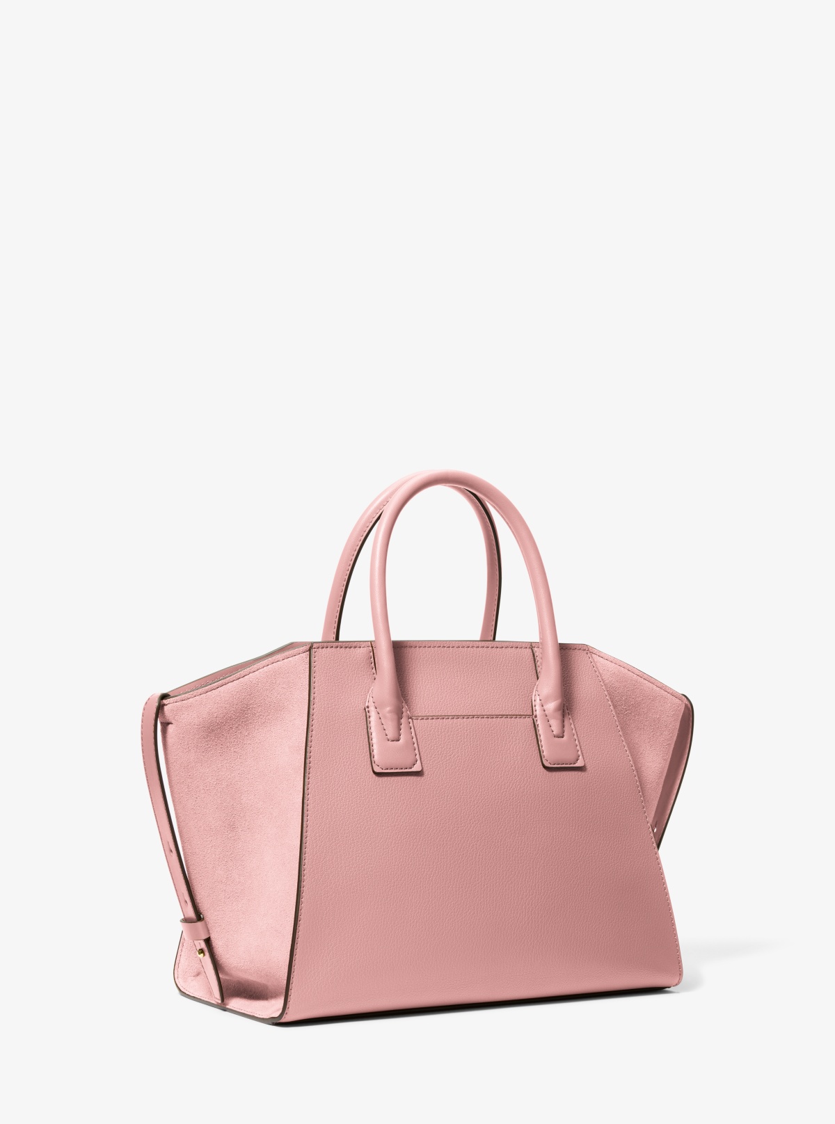 Avril Large Leather and Suede Satchel 多视角