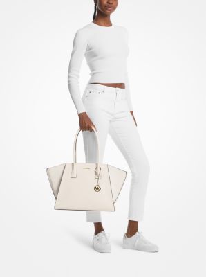 Avril Extra-Large Leather and Suede Tote Bag | Michael Kors [US]