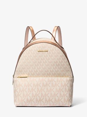 Sheila Medium Two-Tone Signature Logo Backpack image number 0