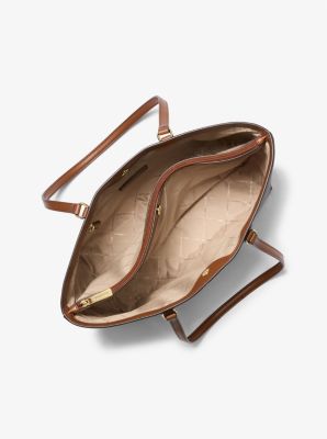 Sheila Large Signature Logo and Metallic Tote Bag | Michael