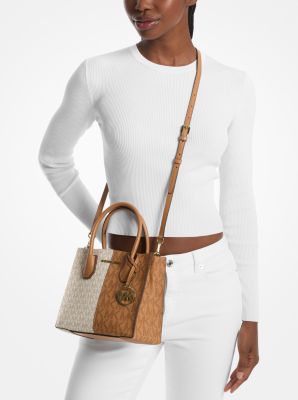 Michael kors two tone crossbody sale