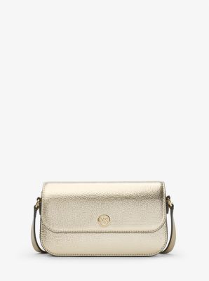 Jet Set Travel Small Metallic Leather Crossbody