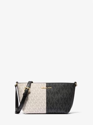 Jet Set Small Two Tone Logo Crossbody Bag