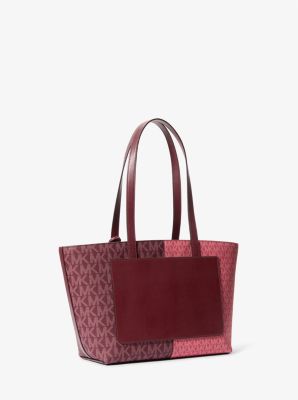 Jet Set Medium Two-Tone Logo Tote Bag