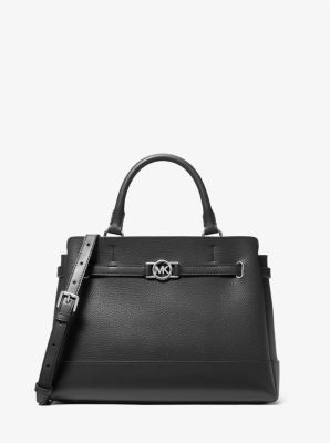 Bolso satchel Reed grande de piel granulada