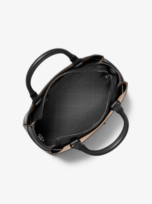 Bolso satchel Reed grande de piel granulada