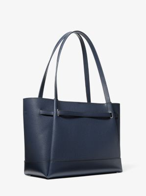 Reed Large Pebbled Leather Belted Tote Bag image number 2