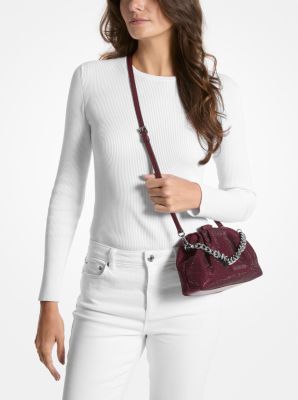 MICHAEL KORS】 シルバー スパンコール ミニワンピ レディース