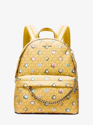 Slater Medium Printed Signature Logo Backpack