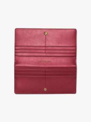 Grand portefeuille Carson gaufré à motif de crocodile