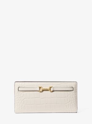 Carson Large Crocodile Embossed Wallet