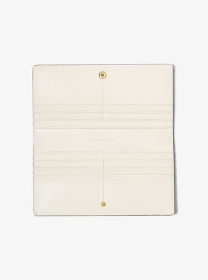 Grand portefeuille Carson gaufré à motif de crocodile