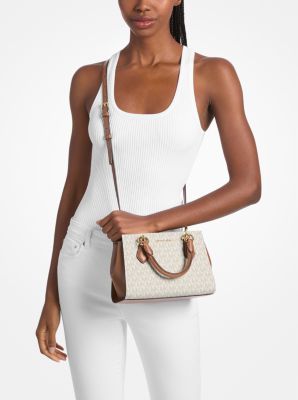 Marilyn Small Signature Logo Messenger Bag