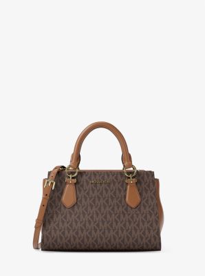 Marilyn Small Signature Logo Messenger Bag