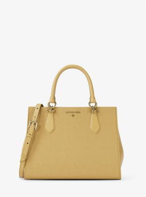 Marilyn Medium Saffiano Leather Satchel