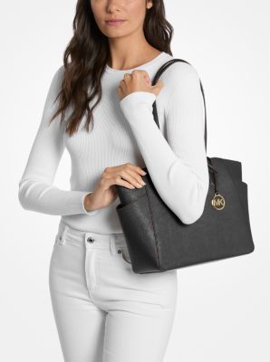 Marilyn Medium Saffiano Leather Tote Bag