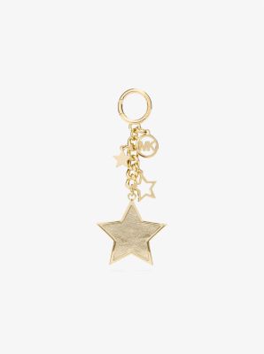 Michael Kors Star Bag Charm In Gold