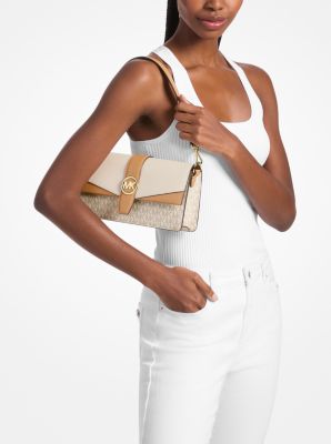 mico様 Greenwich Medium Signature Logo Convertible Crossbody Bag in LT