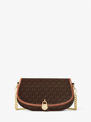 Mila Small Signature Logo Crossbody Bag