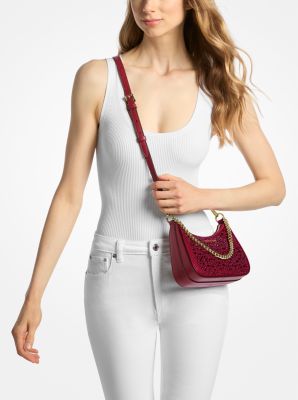 Jet Set Small Embellished Convertible Crossbody Bag