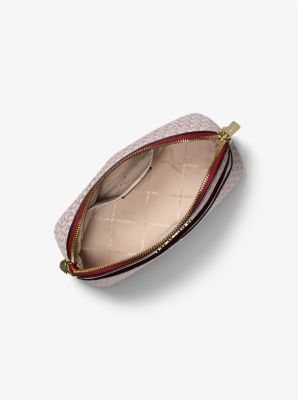 Jet Set Travel Medium Signature Logo Dome Crossbody Bag