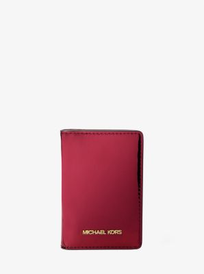 Jet Set Small Metallic Bi-Fold Wallet