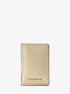 Jet Set Small Metallic Bi-Fold Wallet