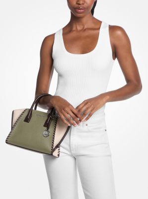 Avril Small Leather Satchel