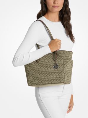 Marilyn Medium Signature Logo Tote Bag in OLIVE | Michael Kors