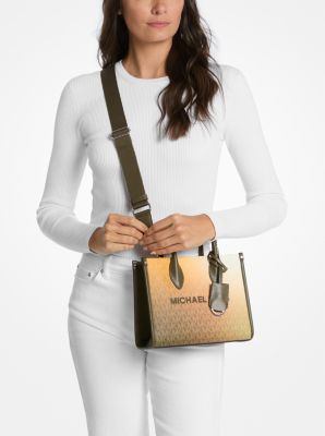 Mirella Small Ombré Signature Logo Crossbody Bag
