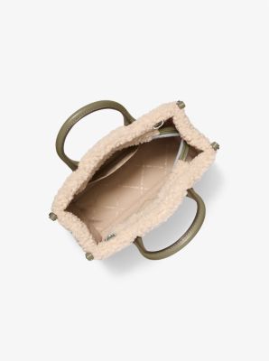 Mirella Small Faux Shearling Crossbody Bag