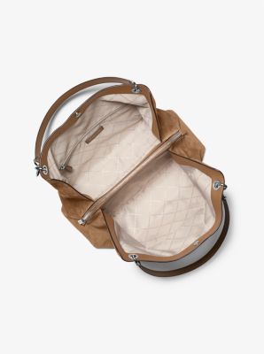 Christina Large Suede Shoulder Bag