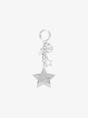 Michael Kors Stars Bag Charm In Metallic