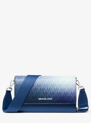 Jet Set Large Ombré Signature Logo Crossbody Bag