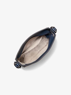 Jet Set Small Signature Logo Stripe Crossbody Bag