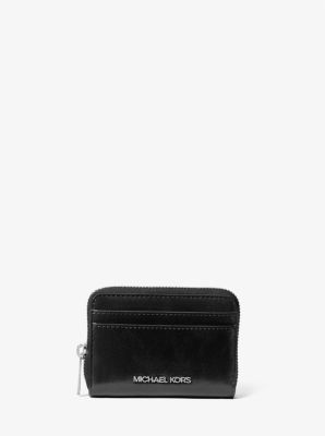Jet Set Medium Distressed Zip Card Case