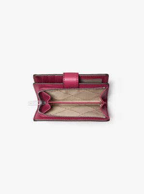 Jet Set Medium Printed Signature Logo Wallet