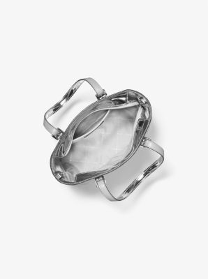 Jet Set Extra-Small Patent Logo Debossed Convertible Tote Bag