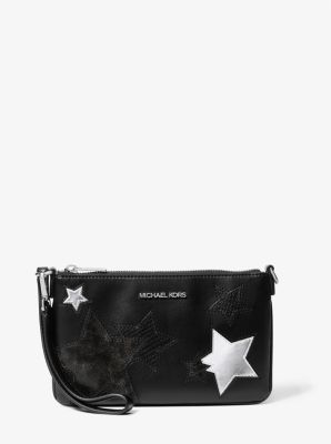 Jet Set Small Printed Wristlet