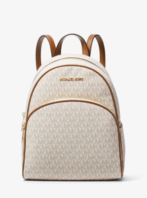 michael kors abbey medium logo backpack