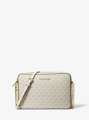 Jet Set Large Printed Logo Crossbody Bag | Michael Kors