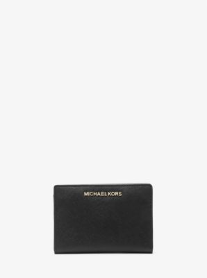 MICHAEL MICHAEL KORS Jet Set Charm Medium Saffiano Leather Wallet