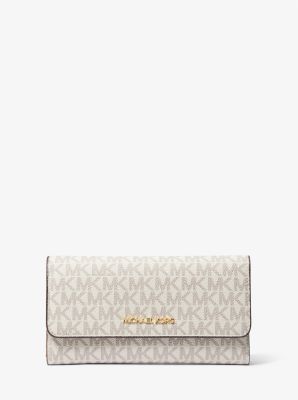 Jet Set Large Logo Trifold Wallet | Michael Kors