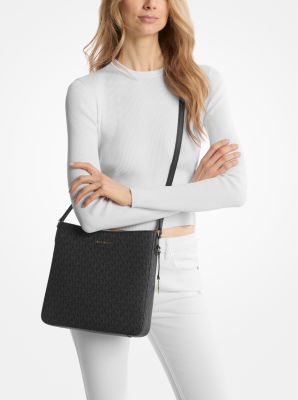 Mk jet set messenger on sale bag