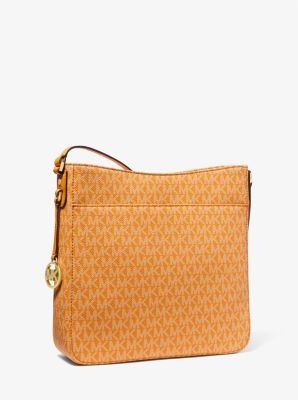 Michael Michael Kors Orange Leather Jet Set Travel Messenger MICHAEL  Michael Kors