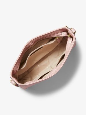 Borsa messenger Jet Set Travel grande con logo in CIPRIA SCURO CIPRIA | Michael Kors