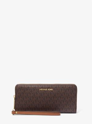 Michael Kors Mimi shops Large Saffiano Leather Bi-Fold Continental Wallet Black