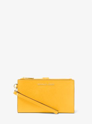 Jet Set Large Leather Smartphone Wristlet Wallet | Michael Kors