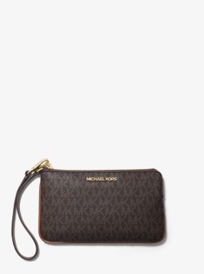 Jet Set Travel Large Logo Wristlet